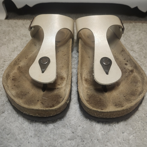 Birkenstock Gold/Tan Size 39 - Picture 2 of 9